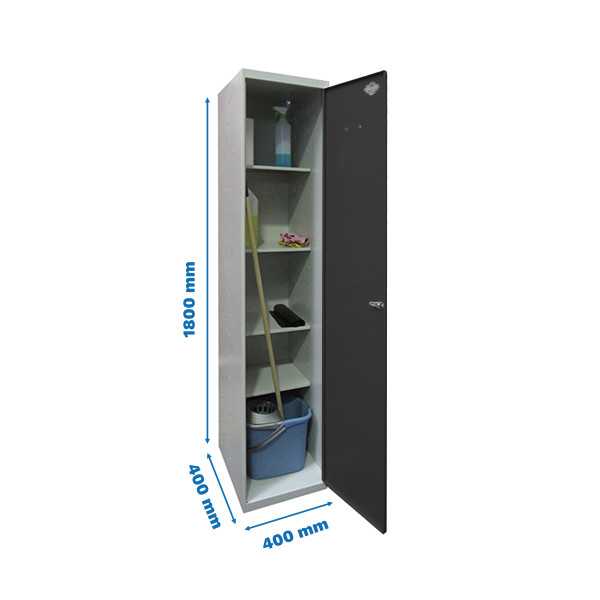 Taquilla 1800x400x400 SIMONLOCKER PROFESIONAL CLEANING 180x40x40 1/4 GR/AN marca SIMONRACK