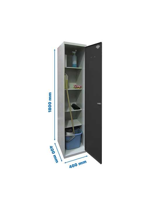 Taquilla 1800x400x400 SIMONLOCKER PROFESIONAL CLEANING 180x40x40 1/4 GR/AN marca SIMONRACK