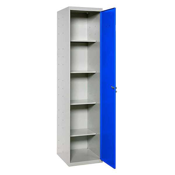 Taquilla 1800x400x400 SIMONLOCKER PROFESIONAL CLEANING 180x40x40 1/4 GR/AZ marca SIMONRACK