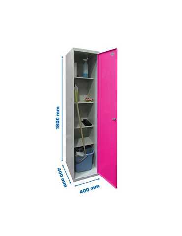 Taquilla 1800x400x400 SIMONLOCKER PROFESIONAL CLEANING 180x40x40 1/4 GR/RS marca SIMONRACK