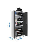Taquilla 1800x600x400 SIMONLOCKER PROFESIONAL MULTI. 180x60x40 2/4 GR/AN marca SIMONRACK