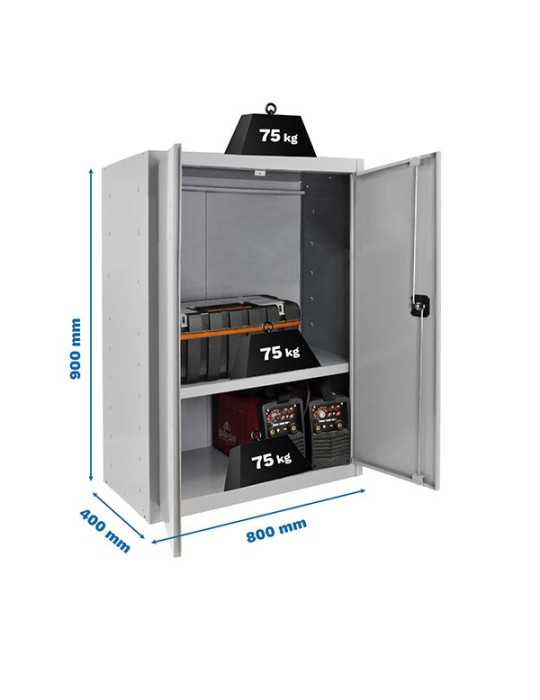 Taquilla 900x800x400 SIMONLOCKER DIY MULTIUSO 90x80x40 2/1 GRIS marca SIMONRACK