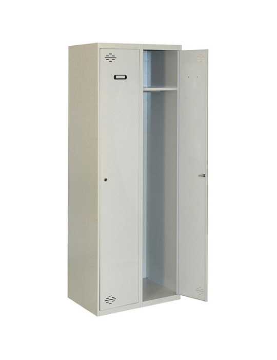 Taquilla 1800x600x500 SIMONLOCKER DIY SINGLE 2/2 300 (600) GRIS marca SIMONRACK