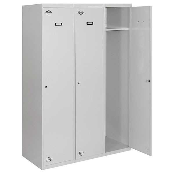 Taquilla 1800x1200x500 SIMONLOCKER DIY SINGLE 3/3 400 (1200) GRIS marca SIMONRACK