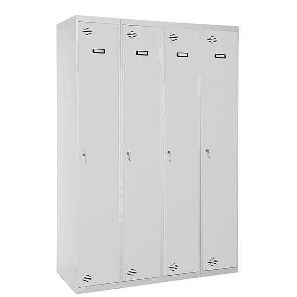 Taquilla 1800x1600x500 SIMONLOCKER DIY SINGLE 4/4 400 (1600) GRIS marca SIMONRACK