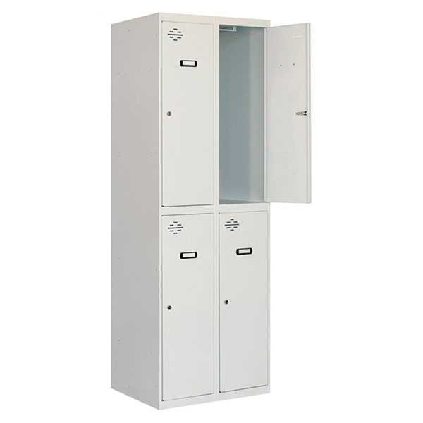 Taquilla 1800x600x500 SIMONLOCKER DIY TANDEM 2/4 300 (600) GRIS marca SIMONRACK