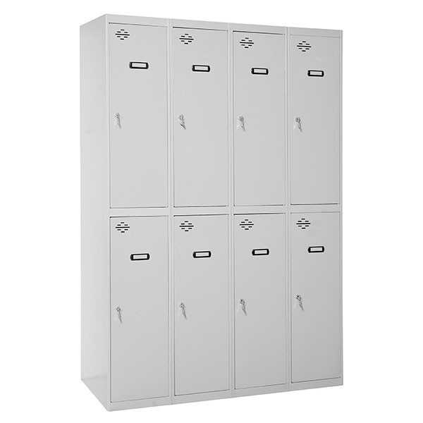 Taquilla 1800x1200x500 SIMONLOCKER DIY TANDEM 4/8 300 (1200) GRIS marca SIMONRACK