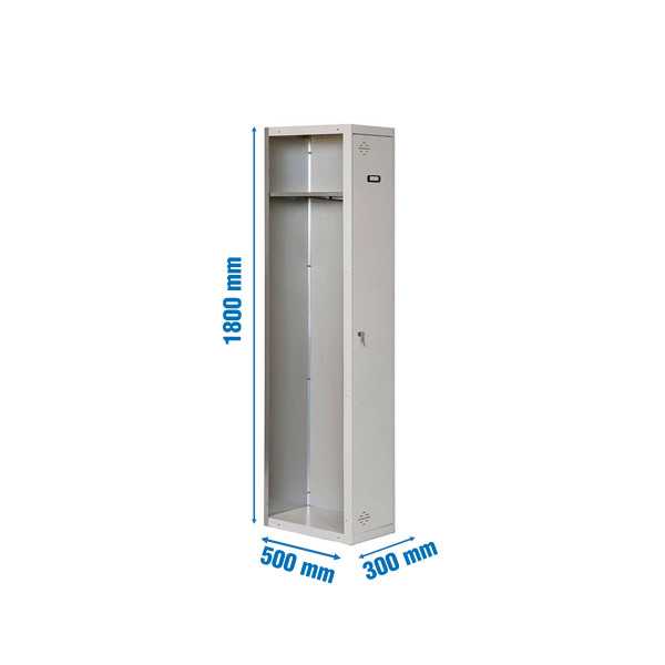Taquilla 1800x300x500 SIMONLOCKER DIY SINGLE 1/1 300 ADDITIONAL GRIS marca SIMONRACK