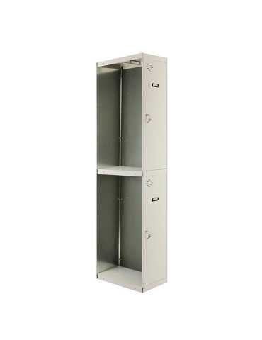 Taquilla 1800x300x500 SIMONLOCKER DIY TANDEM 1/2 300 ADDITIONAL GRIS marca SIMONRACK 2