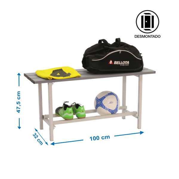 Banco Vestuario 475x1000x320 METAL 1000 mm marca SIMONRACK