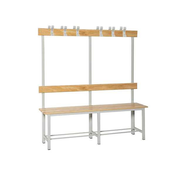Banco Vestuario 1500x1600x670 doble sin repisa 12/1500 marca SIMONRACK