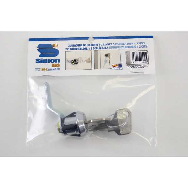 Cerradura Cilindro 120X100X30 + 2 Llaves Bolsa marca Simonrack