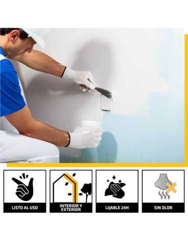 SikaWall-303 Fibers Plus 1,2 KG Cubo SIKA (Lote 2 Unidades) 2