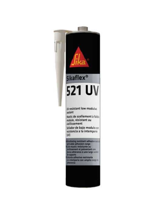 Sikaflex 521 UV Adhesivo sellador Blanco 600cm SIKA (Lote 2 Unidades)