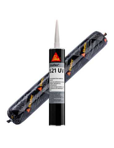 Sikaflex 521 UV Adhesivo sellador Negro 300cm SIKA (Lote 2 Unidades)