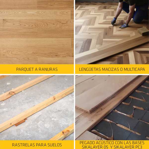 SikaBond-152 marrón parquet 600 ML Unipac SIKA (Lote 3 Unidades)