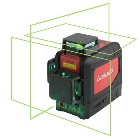 Nivel laser BELLOTA verde 3x360 30 m