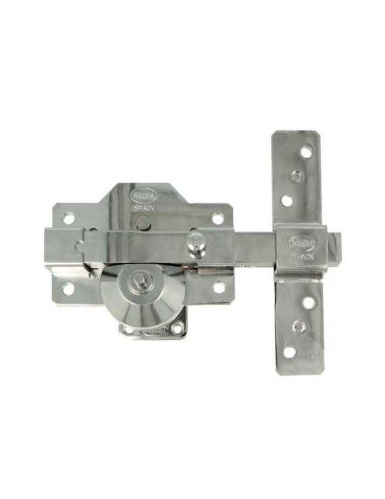 Cerrojo seguridad 1plus 90x154 cromo 22020 AMIG