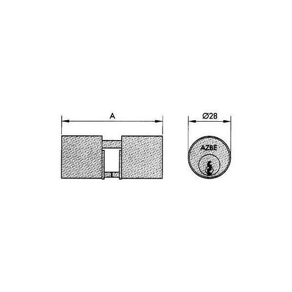 Cilindro 1 juego 50-n y5cil45485150 YALE