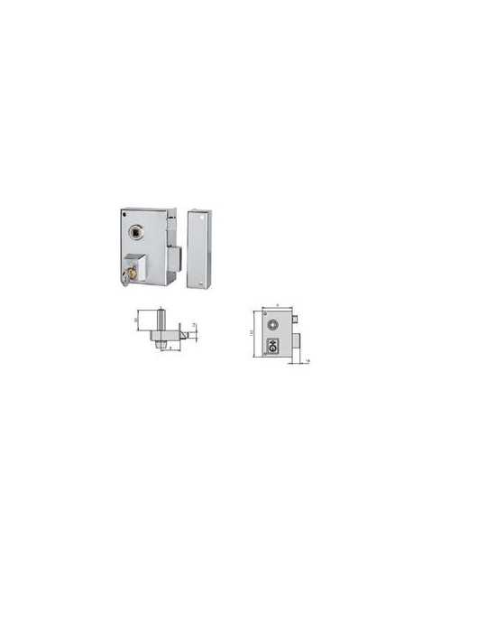 Cerradura reversible 56br 70 he izquierda CVL