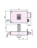 Cerradura reversible 125ar 10 izquierda he pf CVL