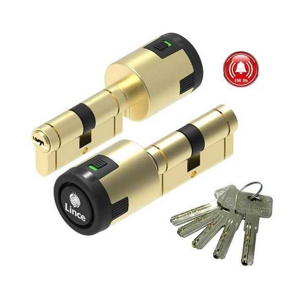 Cilindro cplus alarm 70mm 3535 laton cp53535lz LINCE