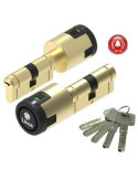 Cilindro cplus alarm 70mm 3535 laton cp53535lz LINCE