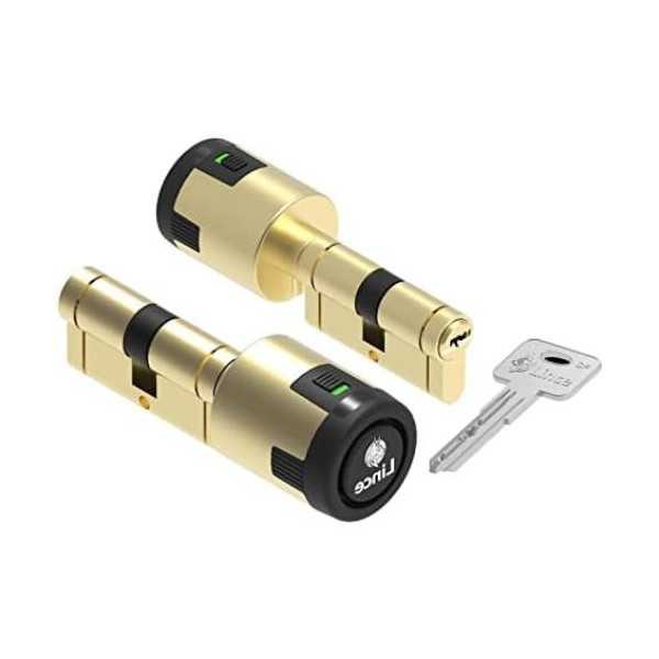 Cilindro cplus alarm 70mm 4030 laton cp54030lz LINCE