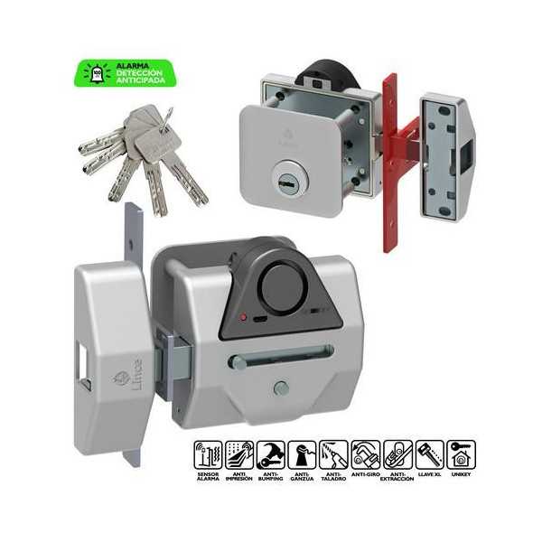 Cerrojo 7930-rsa trastero con alarma LINCE