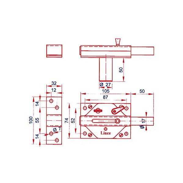Cerrojo 3930 hl LINCE