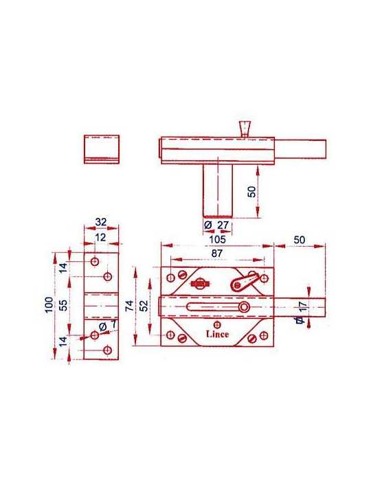 Cerrojo 3930 hl LINCE