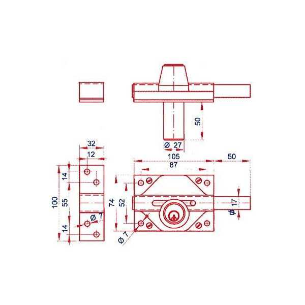 Cerrojo 3932 hl LINCE
