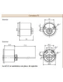 Cilindro seguridad para cerradura ts t6tsrflc lat. TESA