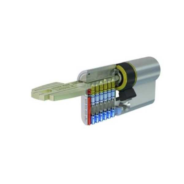 Cilindro seguridad m650/30/40l leva corta TESA