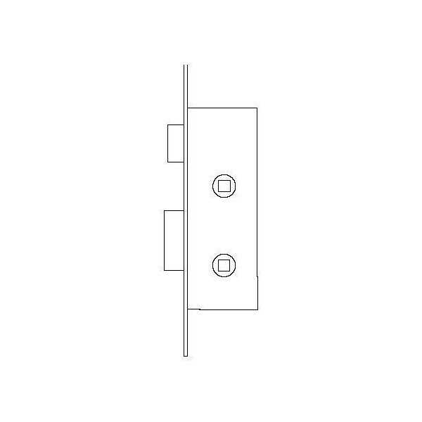 Cerradura puerta metalica 2204/15/ nm TESA