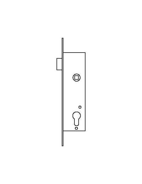Cerradura puerta metalica 2219/203/ai TESA