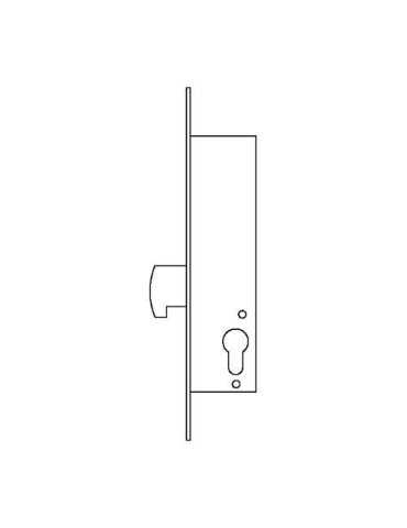 Cerradura puerta metalica 2241/20/3ai TESA