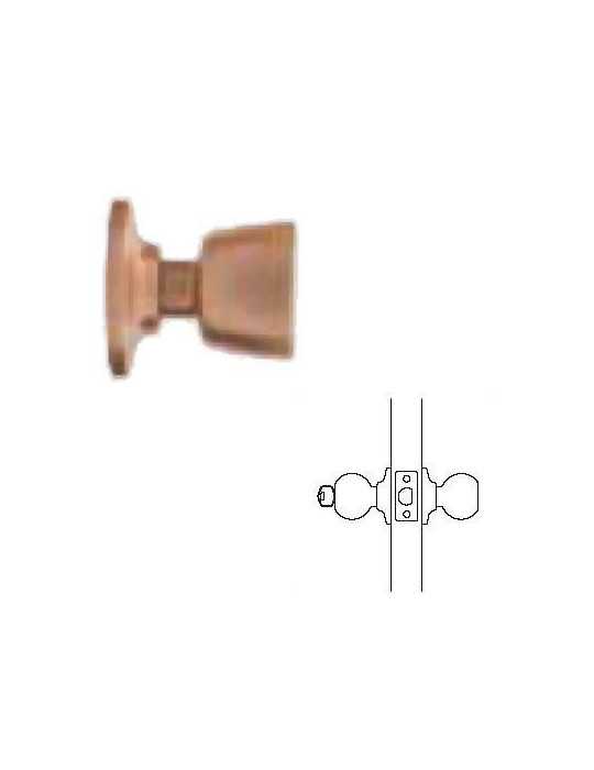 Pomo serie 3501/uo laton mate TESA