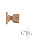 Pomo serie 3501/uo laton mate TESA