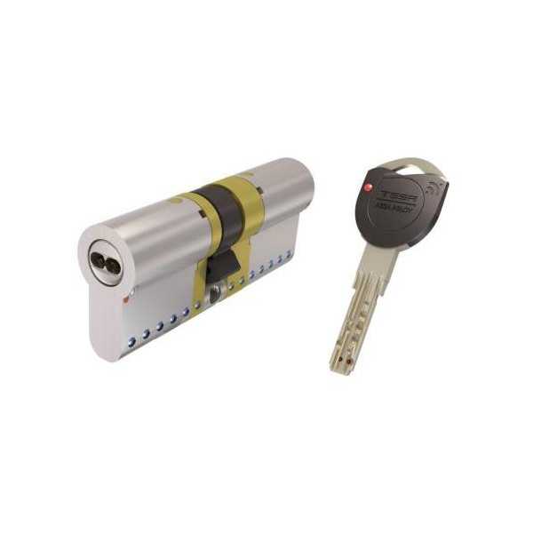 Cilindro alta seguridad leva larga 30x40 laton tk100 TESA