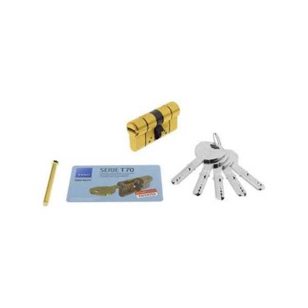 Cilindro seguridad doble protec.roturas t7553040l TESA