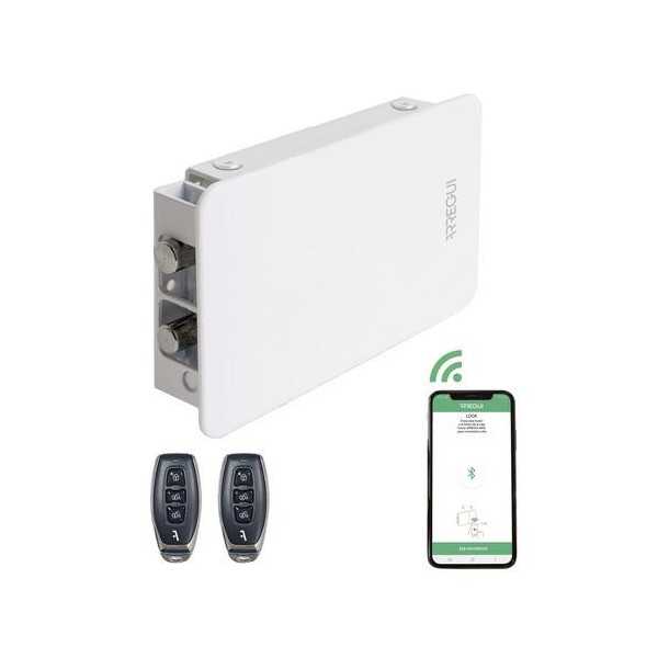 Cerradura invisible kamo blanco 2 mandos ci20brc ARREGUI
