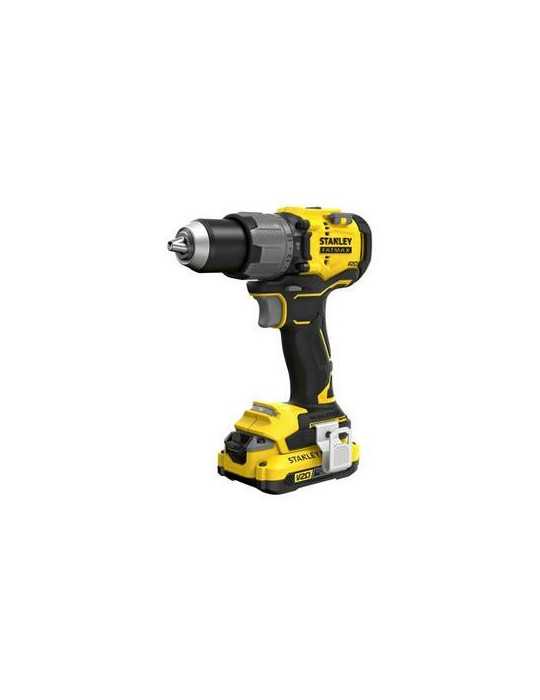 Taladro percutor brushless v20 li-ion 18v 80nm STANLEY