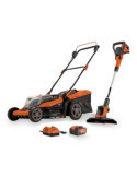 Cortacesped 40v+cortabordes 20v+bateria 40v+cargad POWERPLUS