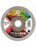 Disco diamante titan evo 125mm 22mm wtevo125 MUSSOL