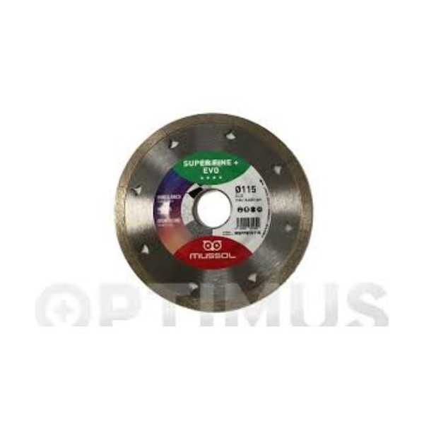 Disco diamante speedy evo 115mm eje 22,23mm MUSSOL