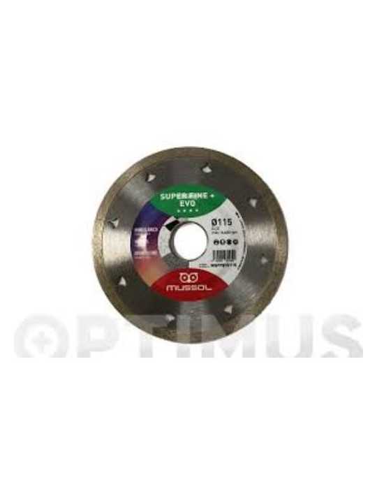 Disco diamante speedy evo 115mm eje 22,23mm MUSSOL