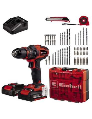 Taladro bat. 18v. te-cd 18/40 li-i+64 (2x2,0ah) EINHELL