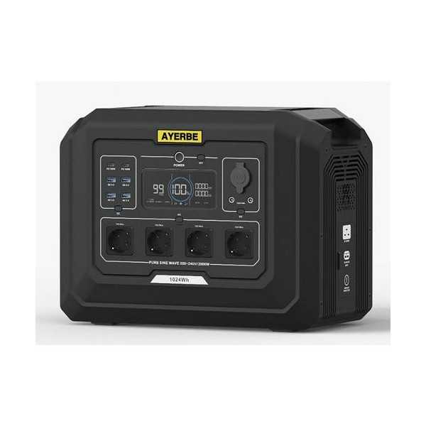 Estacion de energia ay-1024 wh 2000 w 5447020 AYERBE