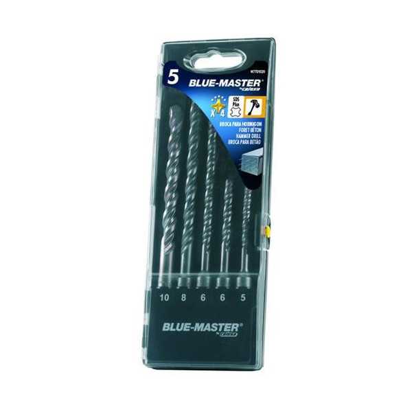 Estuche w77 5 brocas ø5-6x115 ø6-8-10x165mm BLUE MASTER